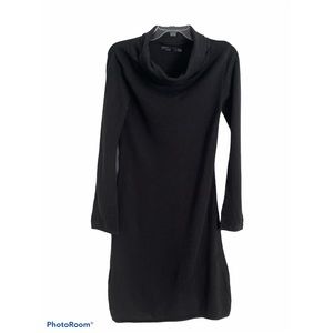 Prana Women's Kaya Cotton Wool Sweater Dress M dark gray